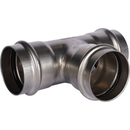 The tee of equivalent Rommer RSS-0013-000054, VPR, D = 54 mm, press, stainless steel