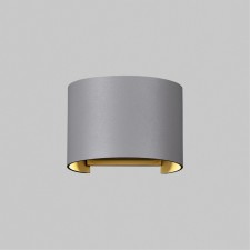 Architectural lighting Outdoor O573WL-L6GR, 6W, 11.5x13.5x10 cm, LED, 400LM, 3000K, Gray color.