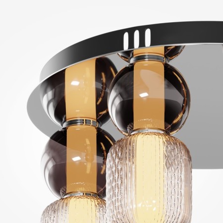 Ceiling Lamp Maytoni Mod273CL-L60CH3K, LED, 60W, 43x43x25.5 cm, 7000lm, color chromium-3