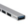 Type-C Langer (Hub), 4 ports, cable 10 cm, silver