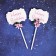 Topper "Happy Birthday", in the set 2 pcs., Mix color