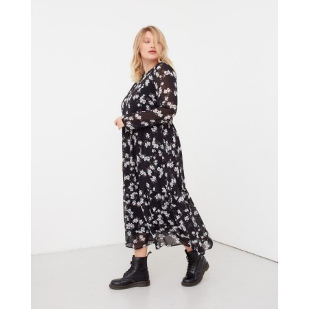 Women's dress Midy Mist Plus-Size, R.54, Black-1
