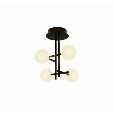 Ceiling chandelier Mantra Cellar, G4, 4x5W, 355x322x375 mm, black color