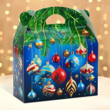 New Year. Gift box New Year's Baul 
