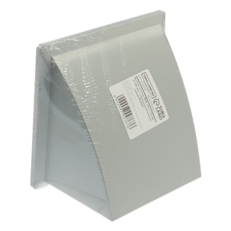 The output of the wall zein, 170 x 170 mm, d = 100 mm, with a check valve, gray-3