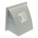 The output of the wall zein, 170 x 170 mm, d = 100 mm, with a check valve, gray
