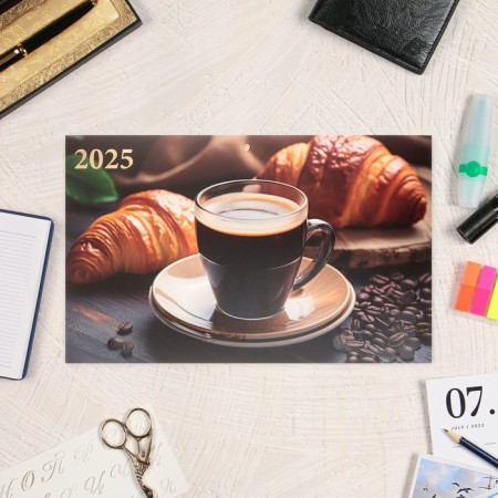 Calendar Nast -quarterly premium trio "Coffee" 2025, 34 x 84 cm-1