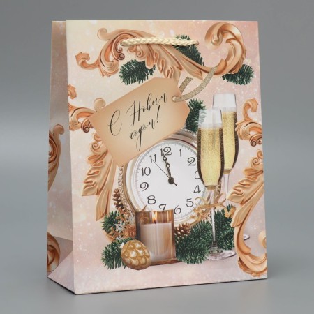 Laminated vertical "New Year's time", MS 18 x 23 x 8 cm, New Year-1