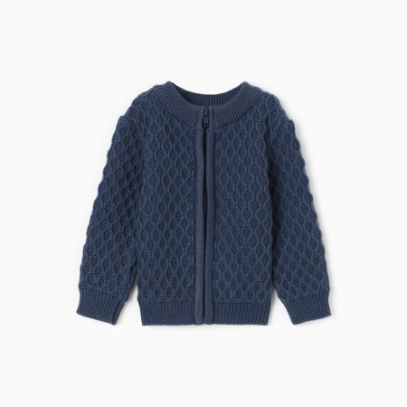 Jumper Children's Knitted Minaku, blue color, height 86-92 cm