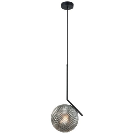 Suspended lamp Pizano 1xe27 40W, size 30x25x67.5-150 cm, black color