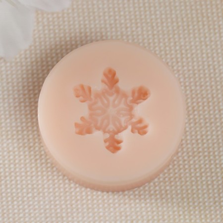 Mold Silicon "Snowflake" No. 2 1.8x1.8x0.3 cm-1