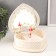 Musical Mechanical Casket "Heart with Golden Patterns" 6.5x19.5x16 cm