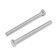 Bolt of the tundra krep, with a hexagonal head, galvanized, Din933, M8x90 mm, 5 kg