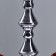 Hookah "Stars", 52 cm, 2 tubes, green