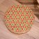 Basket with a covered lid, from bamboo 30x30x13 cm