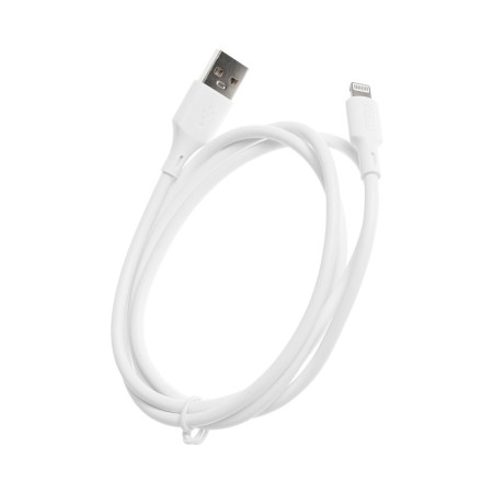 BYZ BC -040, Lightning - USB, 3 A, 1 m, silicone, white-2