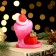 Figure candle "Snake with a gift. Symbol of the year 2025, 7.5x5x8 cm