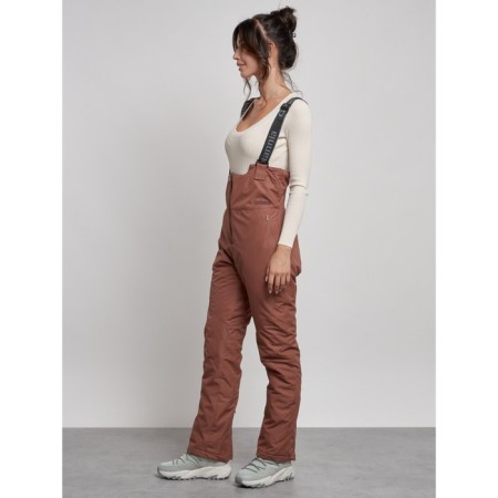 Semicunners of women's winter, size 46, brown color-1