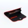 Women's wallet on magnet, red color