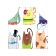 Apron kitchen with a photo print "Creative cats", adjustable, size OS