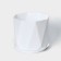 Pot with the Podon "Prism", 2.6 l, the color is white