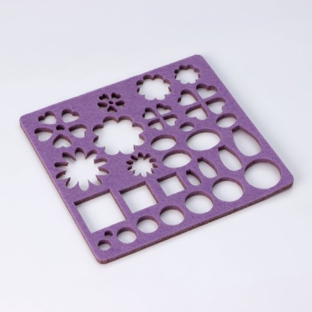Set of stencils for felting, 16 x 16 cm, 7 pcs-12
