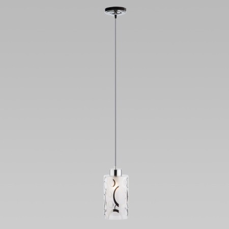 Suspended lamp Eurosvet miguel 5000/1, E27, 1x60W, 120x120 mm, chromium color