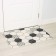 Rug of the galliped muddy shares "Marble", 50 × 80 cm, color gray color