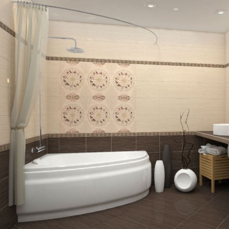 Panel Miranda MW2M112DT ROSSA (set 2 pcs.), Brown, 500x350 mm-1