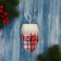 Jewelry "Elite Mittens" 7x12 cm, red-white
