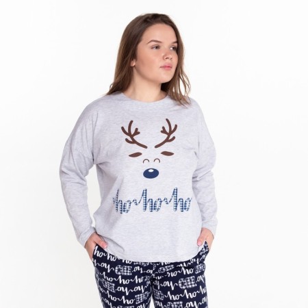 Female set (pants/jumper) home, blue color, size 56-1