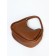Bag Women's Tout with zipper, brown color