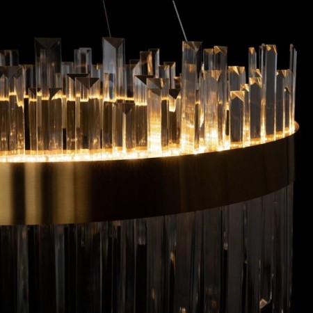 Chalice chandelier, 46W Led, Color Gold-3