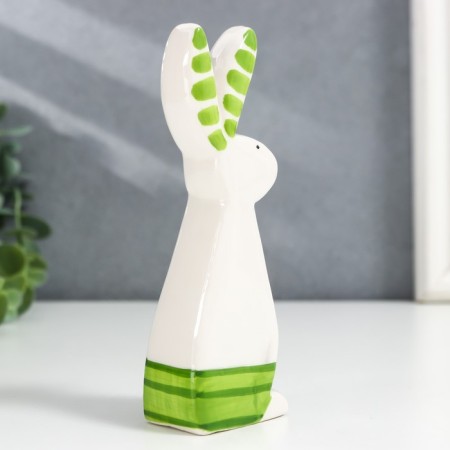 Souvenir Ceramics "Signor Bunny in Green Pants" 3.5x5x13 cm-3