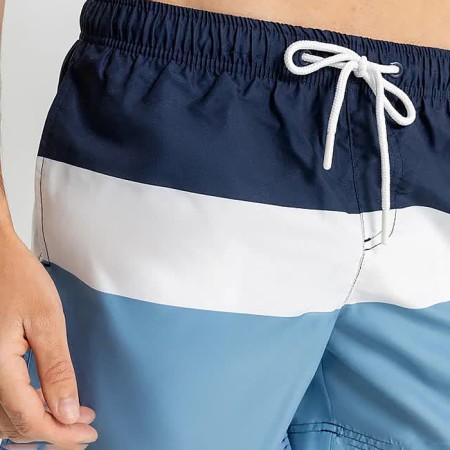 Male sports shorts, dark blue /white /blue, size 54 (xxl)-3