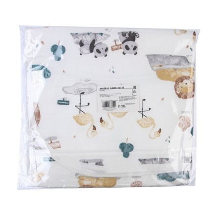 A waterproof diaper, 50*70 cm "animals"-12