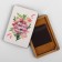 Magnetic needle "Lilies", 8 × 5.5 cm, white color
