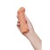 Kokos nozzle is realistic with additional stimulation, TPE, bodily, 15.6 cm, m