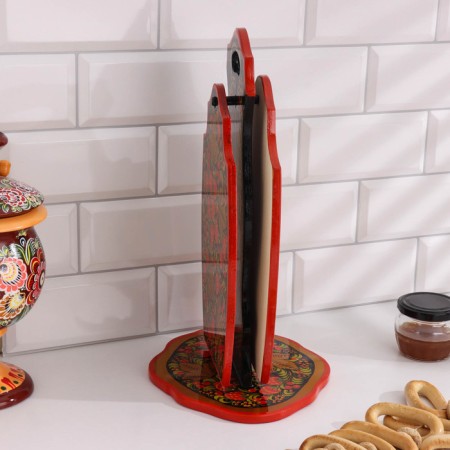 Set of cutting boards "Khokhloma", 2 pcs-1