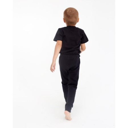 Thermal underwear for a boy (pants), black color, height 116 cm-2