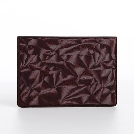 Cover for passport, burgundy color-1