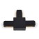 Connector T-shaped single-phase for connecting track tire pipelines GL7078 bk black
