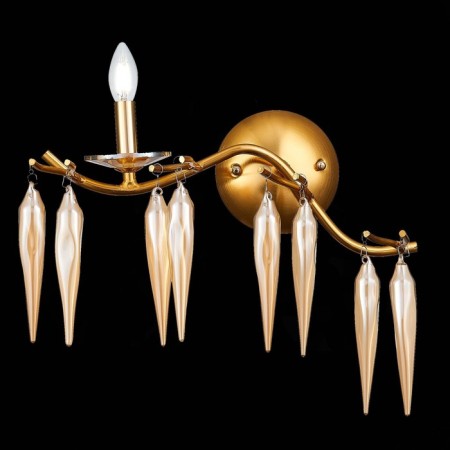 Sconces st. SL1653.201.01. Siena. 1x40 W, E14, 48x38 cm, golden color-1