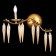 Sconces st. SL1653.201.01. Siena. 1x40 W, E14, 48x38 cm, golden color