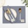 Set of napkins Ethel "Kitchen", Blue, 30x40 cm - 2 pcs, 100% cotton, sarzha 220 g/m2