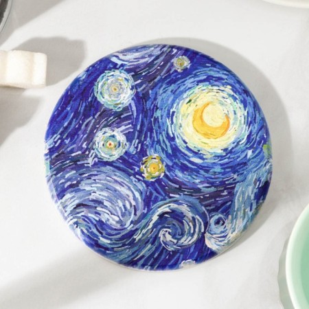 Hot Starry Night, 10 × 10 cm stand-2