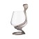 Cognac glass "Cobra", bronze
