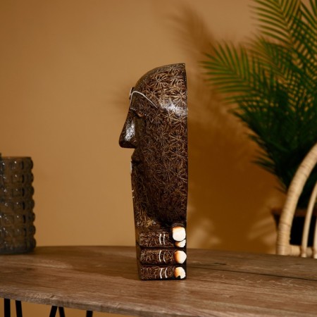 Interior souvenir "Mask" Albezia 25x10x38 cm-2