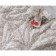 Valentine's blanket, size 160x220 cm, cream color