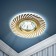Lamp built -in era DK LD39, IP20, 50W, 95x25 mm, 4000k, white/gold color